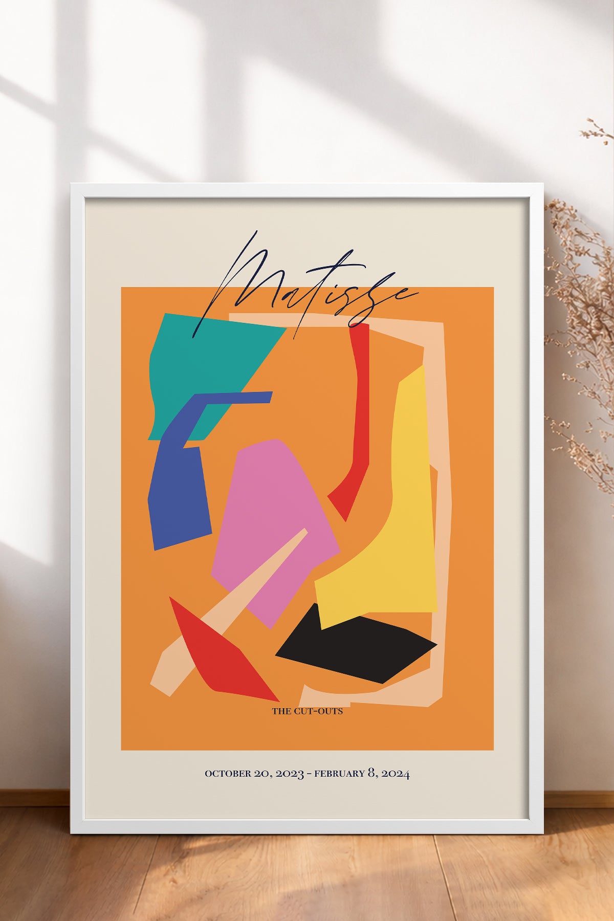HOMEPACK Ahşap Çerçeveli Tablo Çerçeveli Poster Sanatsal Modern Duvar Dekoru ABSTRACT-103