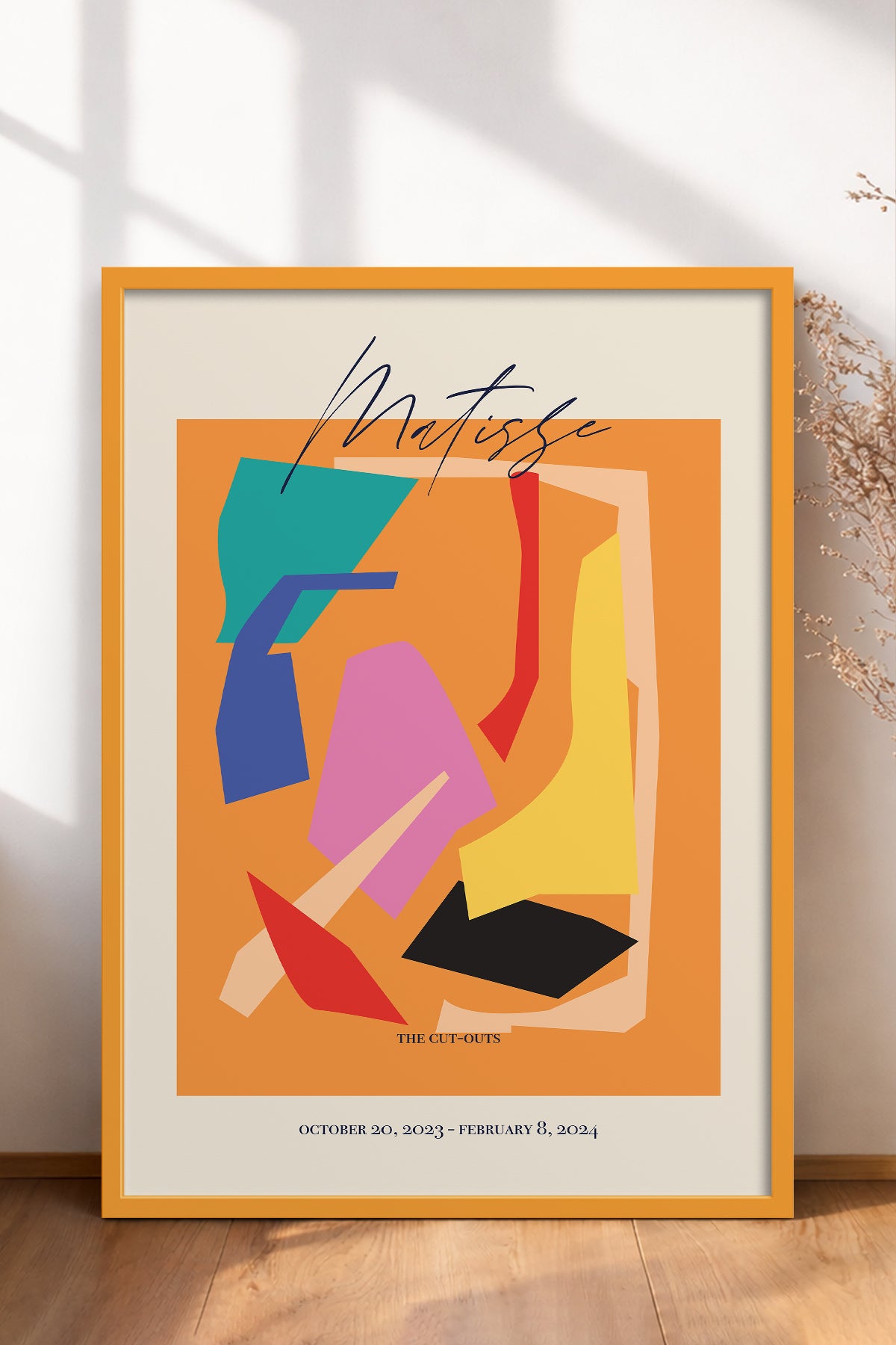 HOMEPACK Ahşap Çerçeveli Tablo Çerçeveli Poster Sanatsal Modern Duvar Dekoru ABSTRACT-103