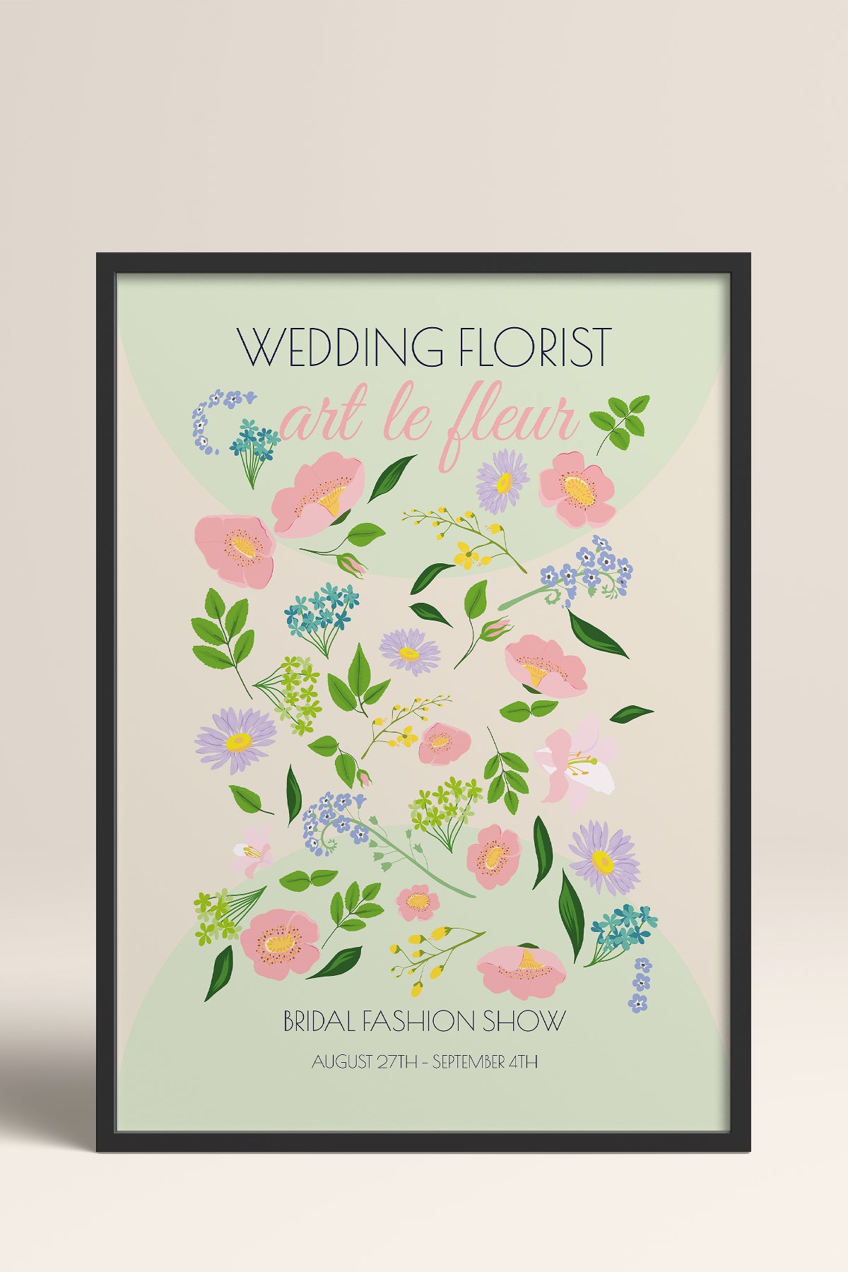 HOMEPACK Ahşap Çerçeveli Tablo Çerçeveli Poster Sanatsal Modern Duvar Dekoru ABSTRACT-106
