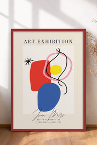 HOMEPACK Ahşap Çerçeveli Tablo Çerçeveli Poster Sanatsal Modern Duvar Dekoru ABSTRACT-11