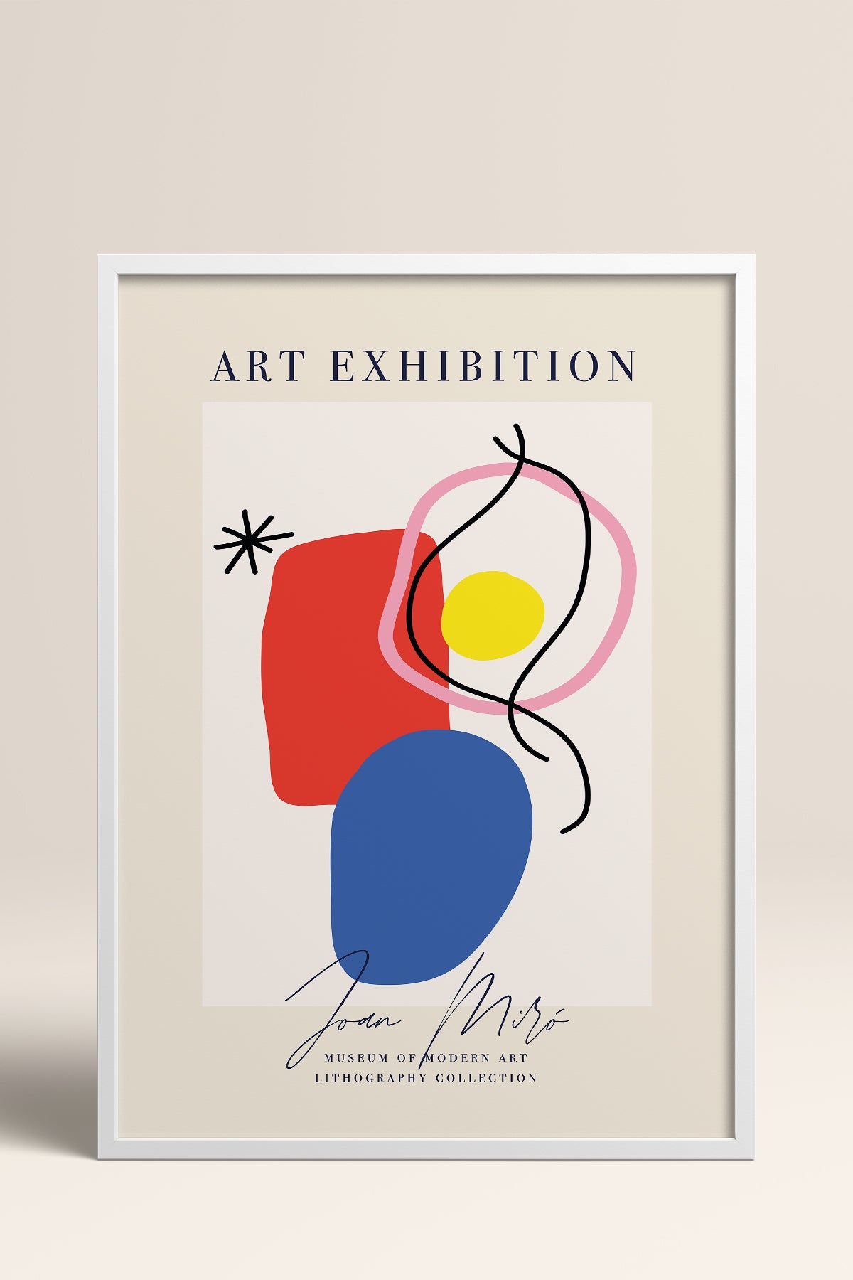 HOMEPACK Ahşap Çerçeveli Tablo Çerçeveli Poster Sanatsal Modern Duvar Dekoru ABSTRACT-11