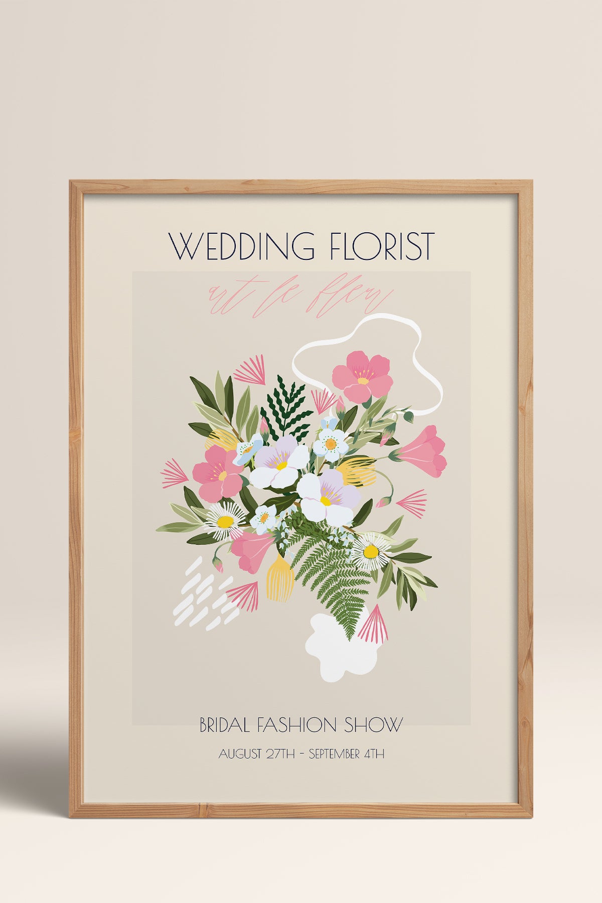 HOMEPACK Ahşap Çerçeveli Tablo Çerçeveli Poster Sanatsal Modern Duvar Dekoru ABSTRACT-110