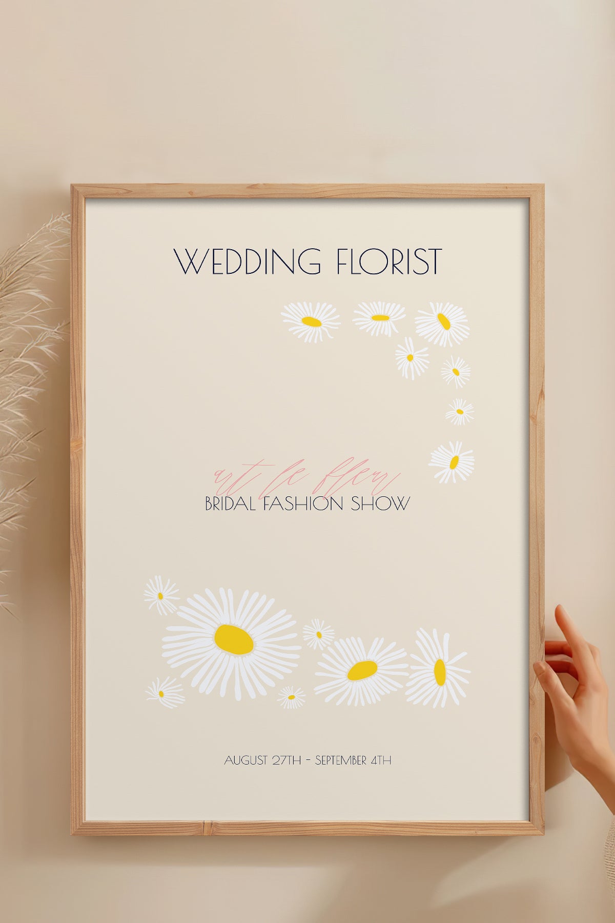 HOMEPACK Ahşap Çerçeveli Tablo Çerçeveli Poster Sanatsal Modern Duvar Dekoru ABSTRACT-113