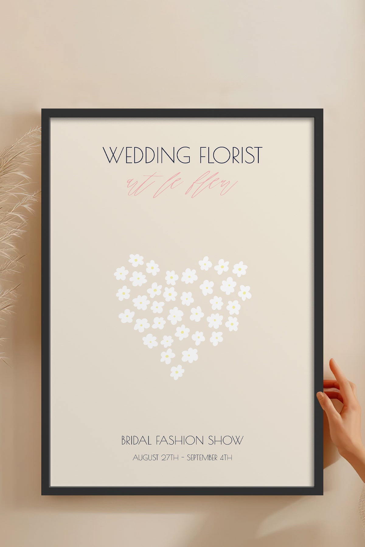 HOMEPACK Ahşap Çerçeveli Tablo Çerçeveli Poster Sanatsal Modern Duvar Dekoru ABSTRACT-114