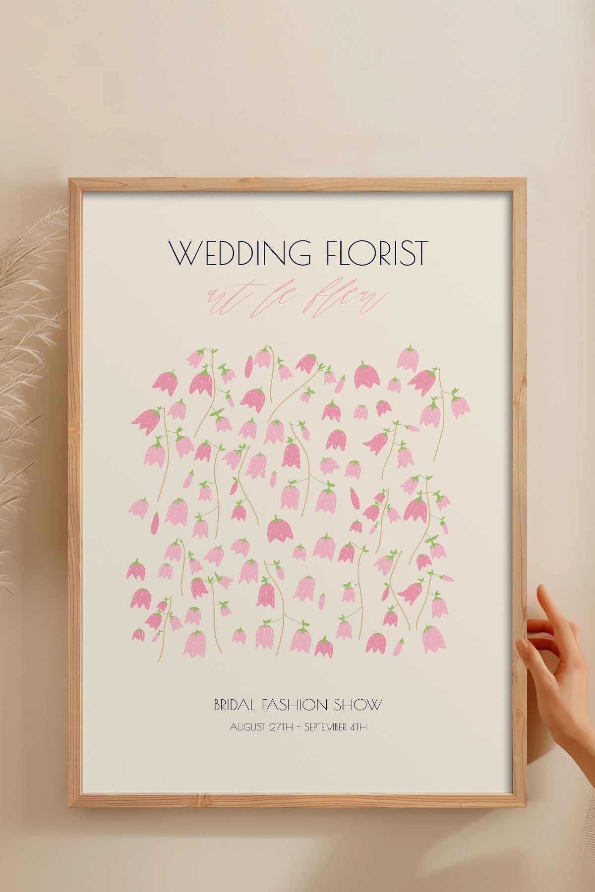 HOMEPACK Ahşap Çerçeveli Tablo Çerçeveli Poster Sanatsal Modern Duvar Dekoru ABSTRACT-115