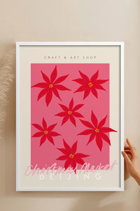 HOMEPACK Ahşap Çerçeveli Tablo Çerçeveli Poster Sanatsal Modern Duvar Dekoru ABSTRACT-128