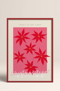 HOMEPACK Ahşap Çerçeveli Tablo Çerçeveli Poster Sanatsal Modern Duvar Dekoru ABSTRACT-128