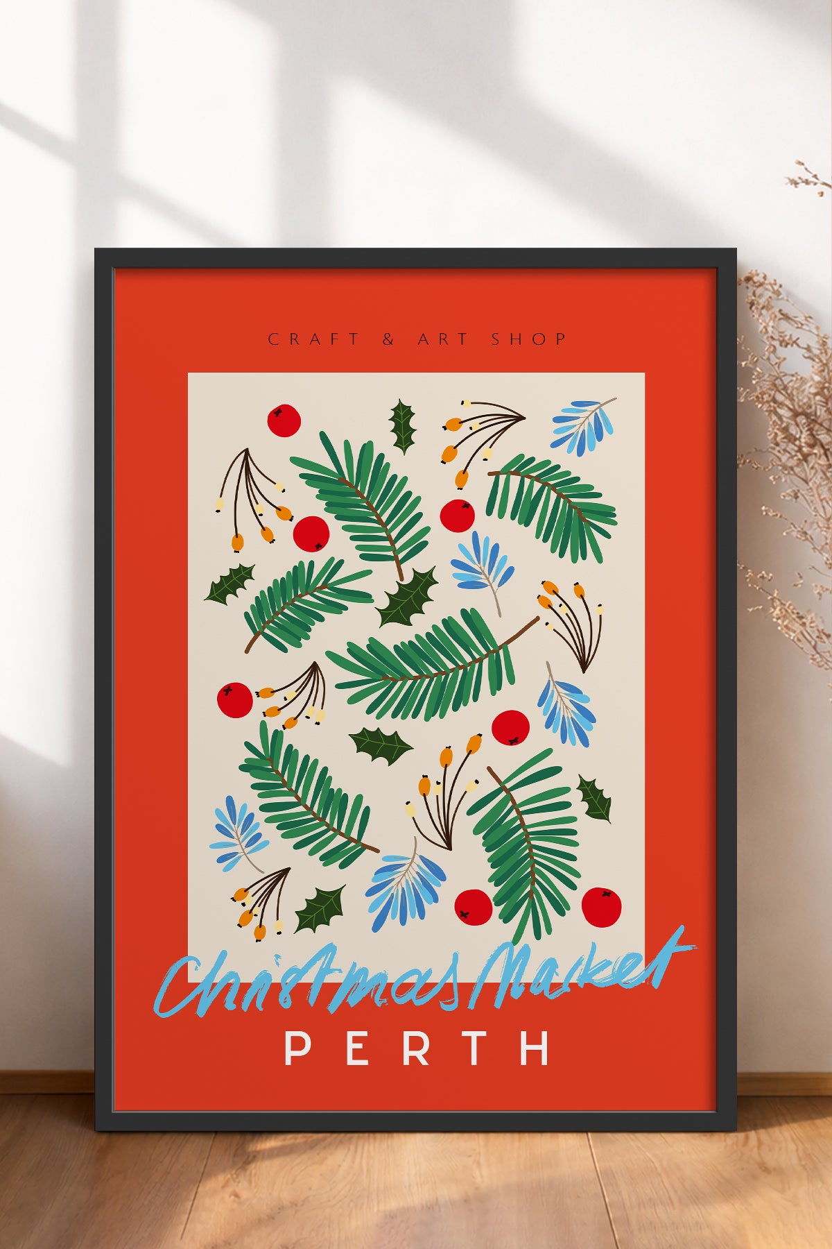 HOMEPACK Ahşap Çerçeveli Tablo Çerçeveli Poster Sanatsal Modern Duvar Dekoru ABSTRACT-129