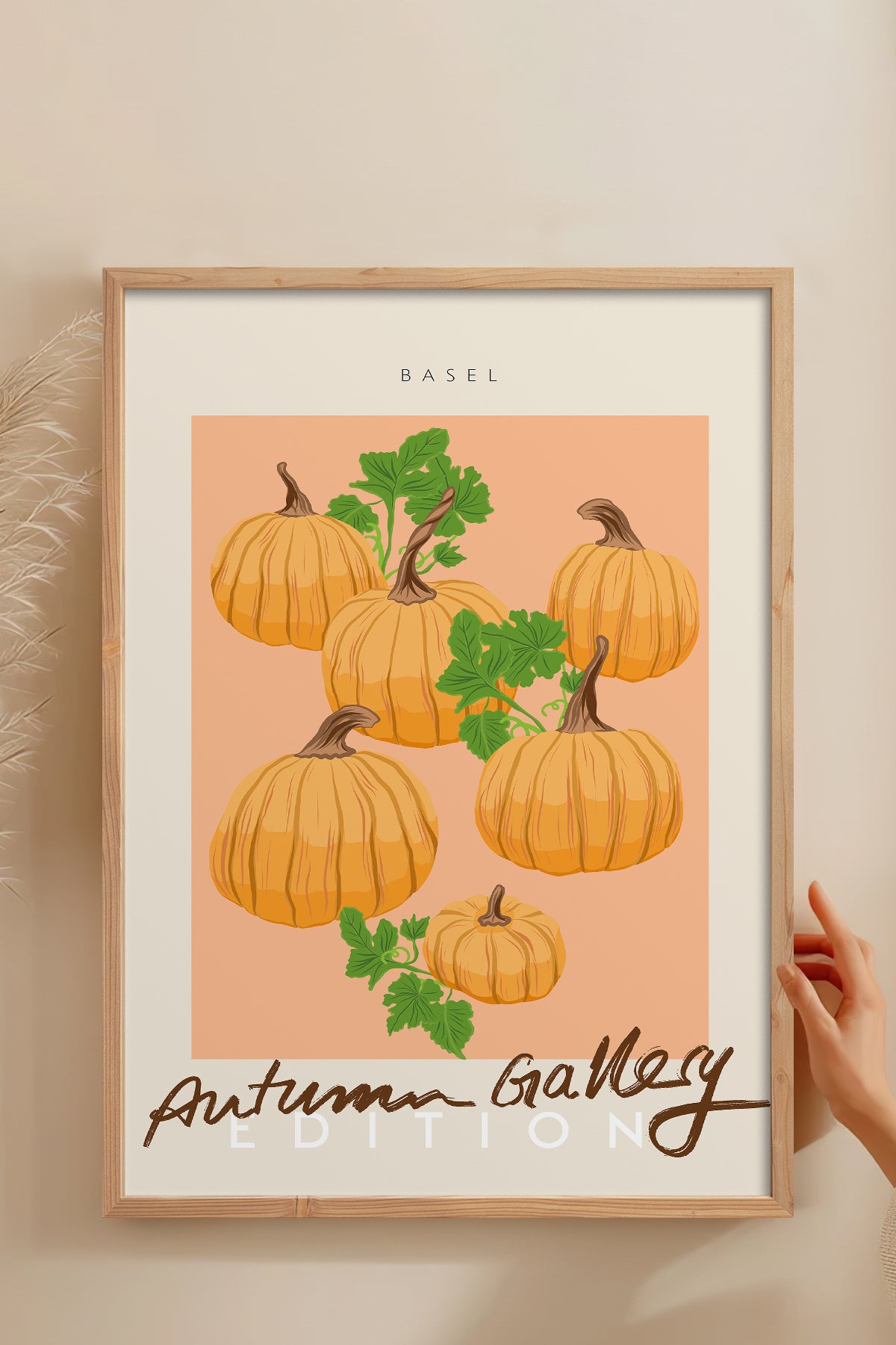 HOMEPACK Ahşap Çerçeveli Tablo Çerçeveli Poster Sanatsal Modern Duvar Dekoru ABSTRACT-131