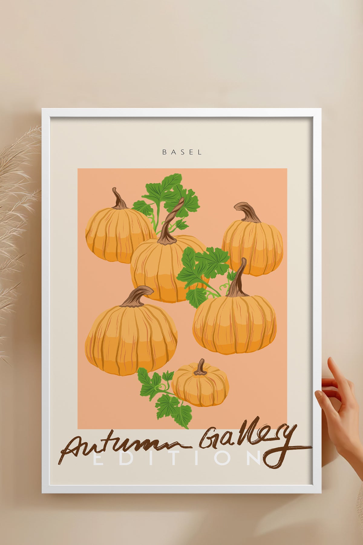 HOMEPACK Ahşap Çerçeveli Tablo Çerçeveli Poster Sanatsal Modern Duvar Dekoru ABSTRACT-131