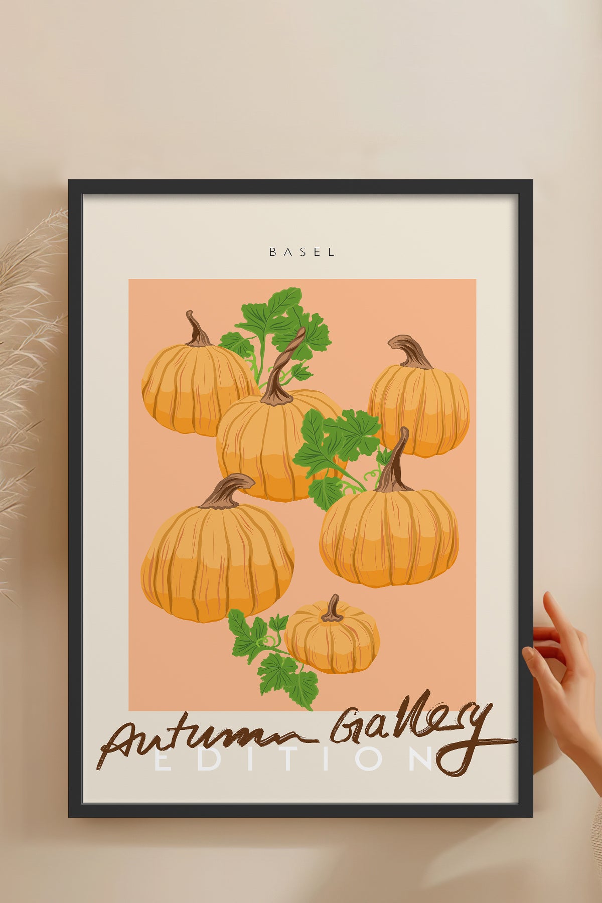 HOMEPACK Ahşap Çerçeveli Tablo Çerçeveli Poster Sanatsal Modern Duvar Dekoru ABSTRACT-131