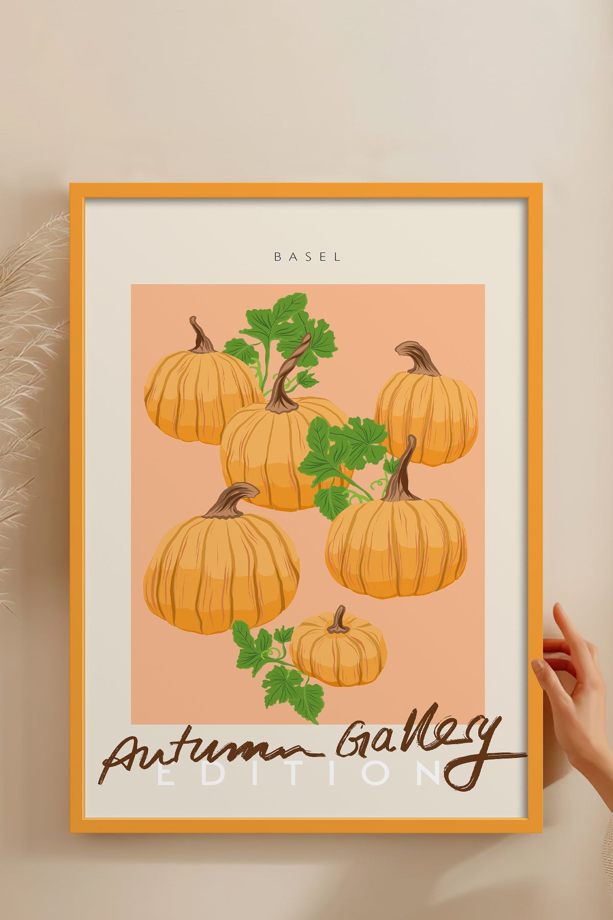 HOMEPACK Ahşap Çerçeveli Tablo Çerçeveli Poster Sanatsal Modern Duvar Dekoru ABSTRACT-131