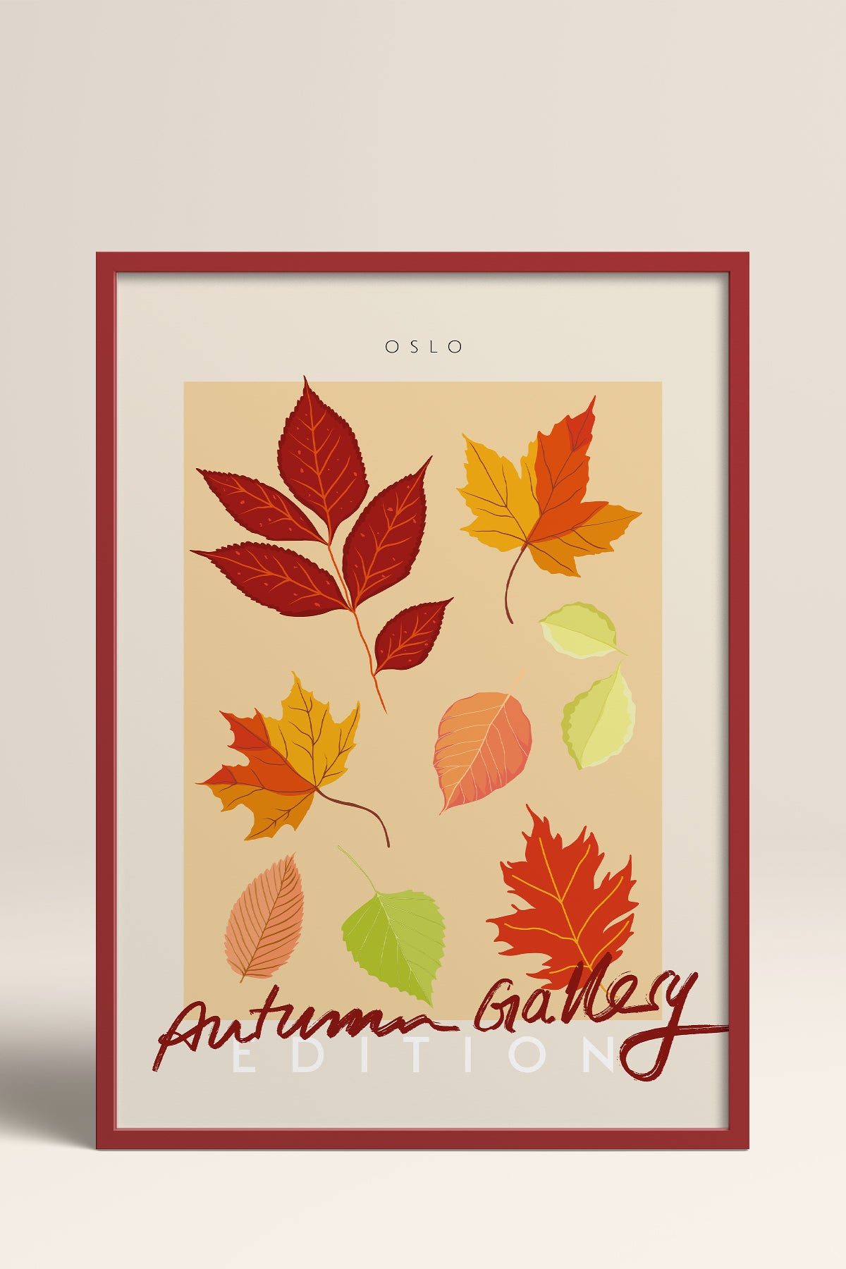 HOMEPACK Ahşap Çerçeveli Tablo Çerçeveli Poster Sanatsal Modern Duvar Dekoru ABSTRACT-134