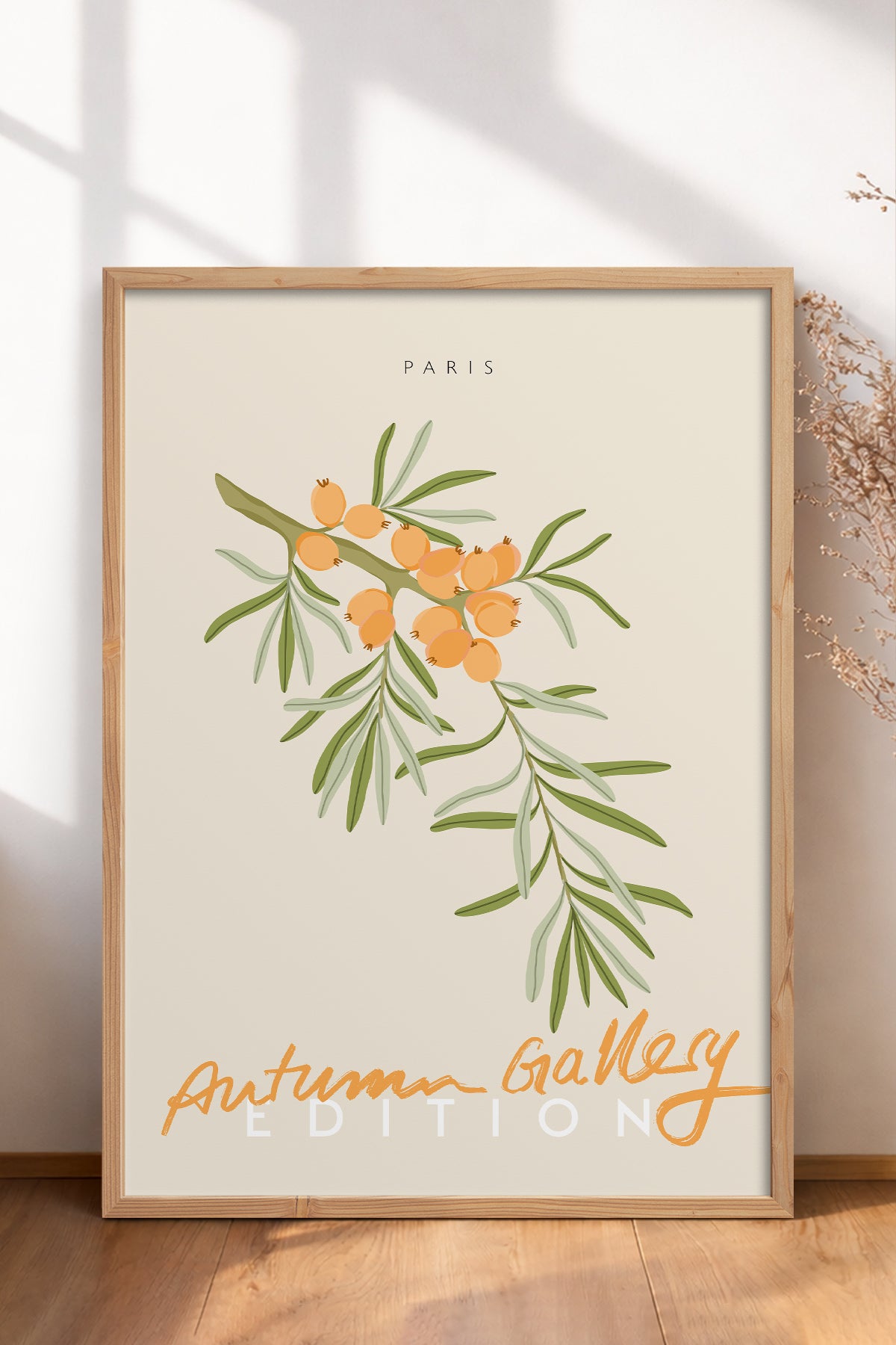 HOMEPACK Ahşap Çerçeveli Tablo Çerçeveli Poster Sanatsal Modern Duvar Dekoru ABSTRACT-136