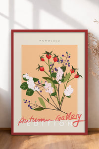 HOMEPACK Ahşap Çerçeveli Tablo Çerçeveli Poster Sanatsal Modern Duvar Dekoru ABSTRACT-137