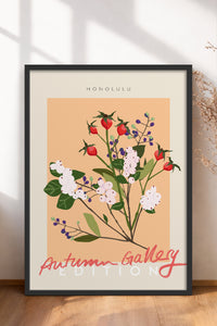 HOMEPACK Ahşap Çerçeveli Tablo Çerçeveli Poster Sanatsal Modern Duvar Dekoru ABSTRACT-137