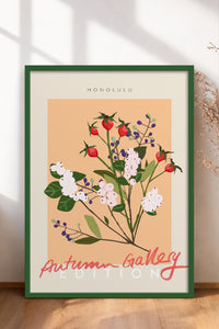 HOMEPACK Ahşap Çerçeveli Tablo Çerçeveli Poster Sanatsal Modern Duvar Dekoru ABSTRACT-137