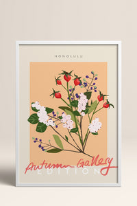 HOMEPACK Ahşap Çerçeveli Tablo Çerçeveli Poster Sanatsal Modern Duvar Dekoru ABSTRACT-137