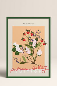 HOMEPACK Ahşap Çerçeveli Tablo Çerçeveli Poster Sanatsal Modern Duvar Dekoru ABSTRACT-137