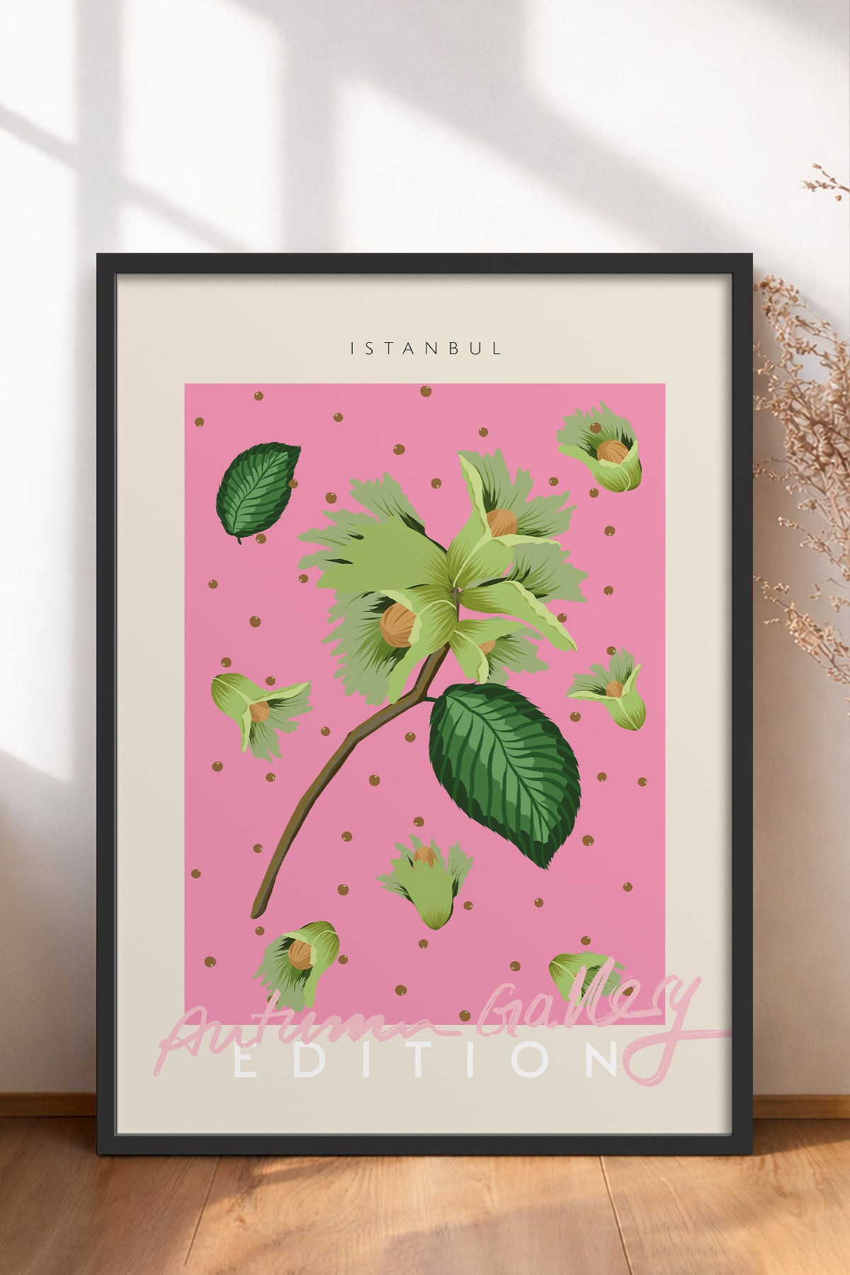 HOMEPACK Ahşap Çerçeveli Tablo Çerçeveli Poster Sanatsal Modern Duvar Dekoru ABSTRACT-138
