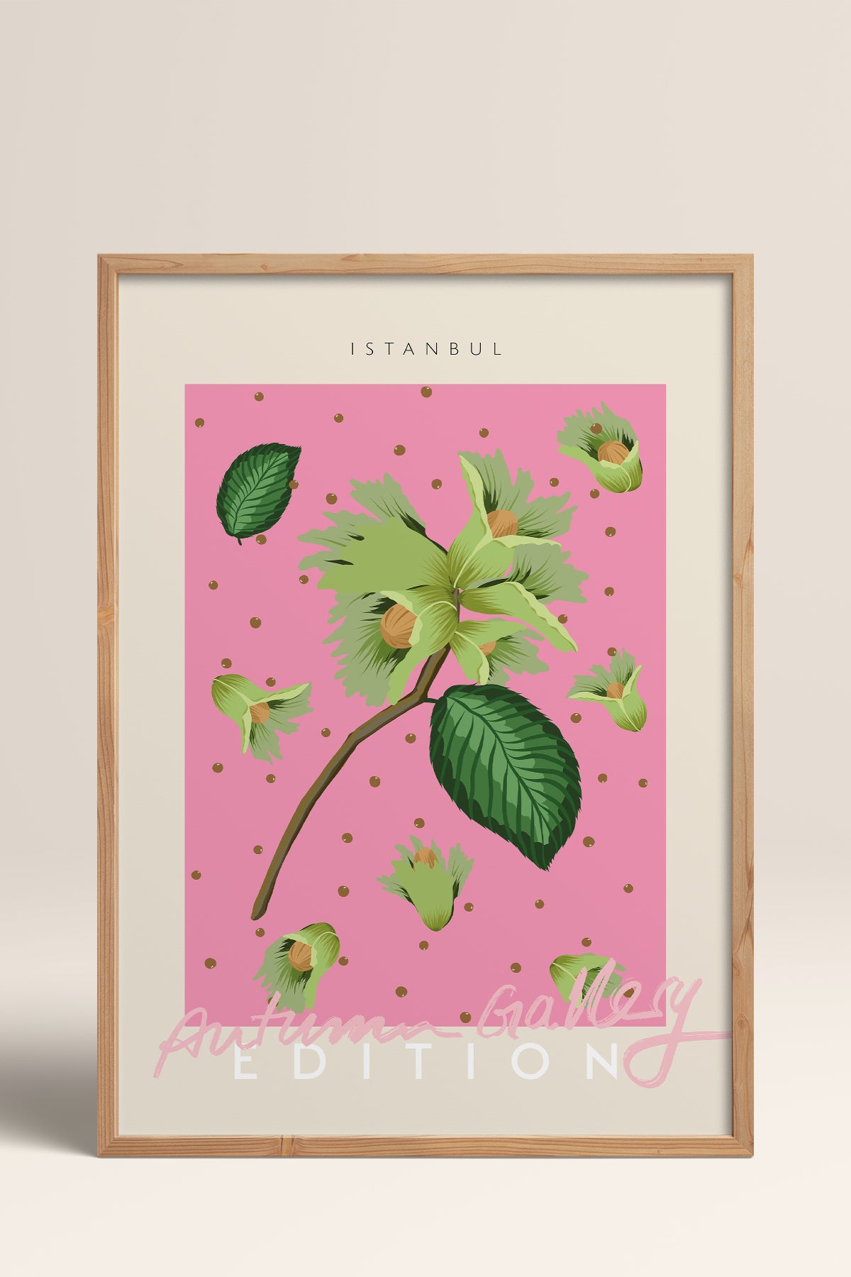 HOMEPACK Ahşap Çerçeveli Tablo Çerçeveli Poster Sanatsal Modern Duvar Dekoru ABSTRACT-138