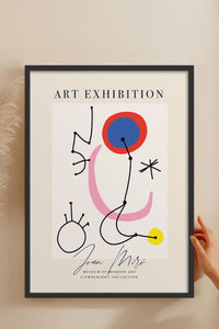 HOMEPACK Ahşap Çerçeveli Tablo Çerçeveli Poster Sanatsal Modern Duvar Dekoru ABSTRACT-14