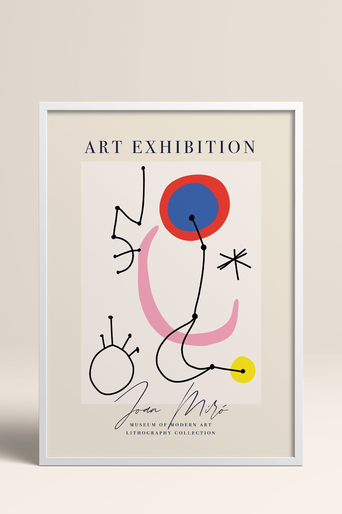 HOMEPACK Ahşap Çerçeveli Tablo Çerçeveli Poster Sanatsal Modern Duvar Dekoru ABSTRACT-14
