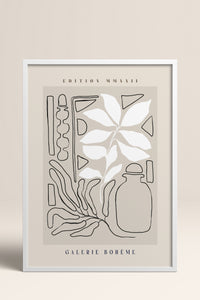HOMEPACK Ahşap Çerçeveli Tablo Çerçeveli Poster Sanatsal Modern Duvar Dekoru ABSTRACT-141