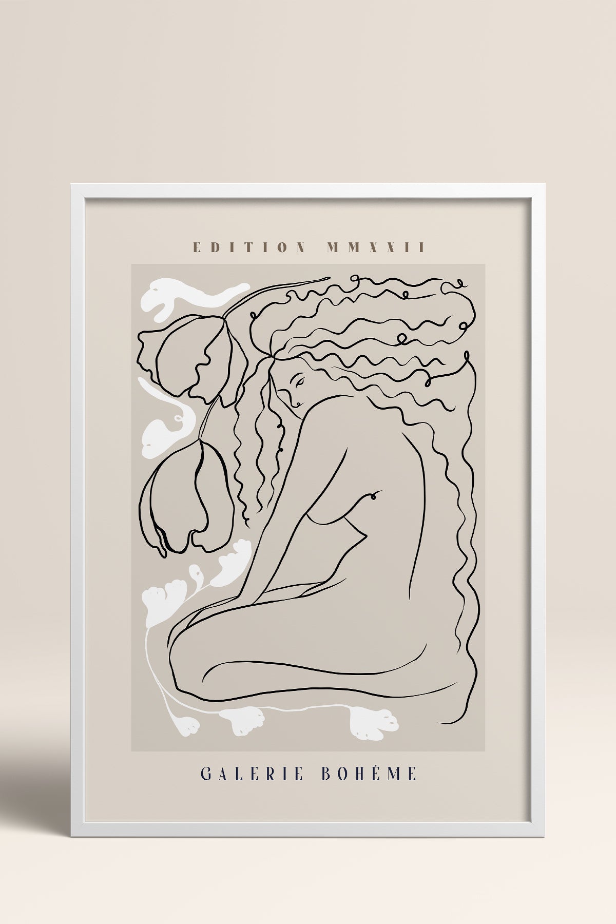 HOMEPACK Ahşap Çerçeveli Tablo Çerçeveli Poster Sanatsal Modern Duvar Dekoru ABSTRACT-145