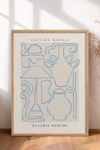 HOMEPACK Ahşap Çerçeveli Tablo Çerçeveli Poster Sanatsal Modern Duvar Dekoru ABSTRACT-147