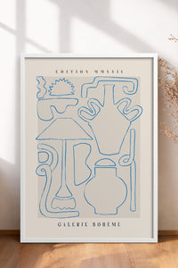 HOMEPACK Ahşap Çerçeveli Tablo Çerçeveli Poster Sanatsal Modern Duvar Dekoru ABSTRACT-147