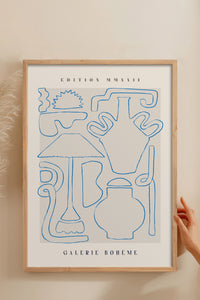 HOMEPACK Ahşap Çerçeveli Tablo Çerçeveli Poster Sanatsal Modern Duvar Dekoru ABSTRACT-147