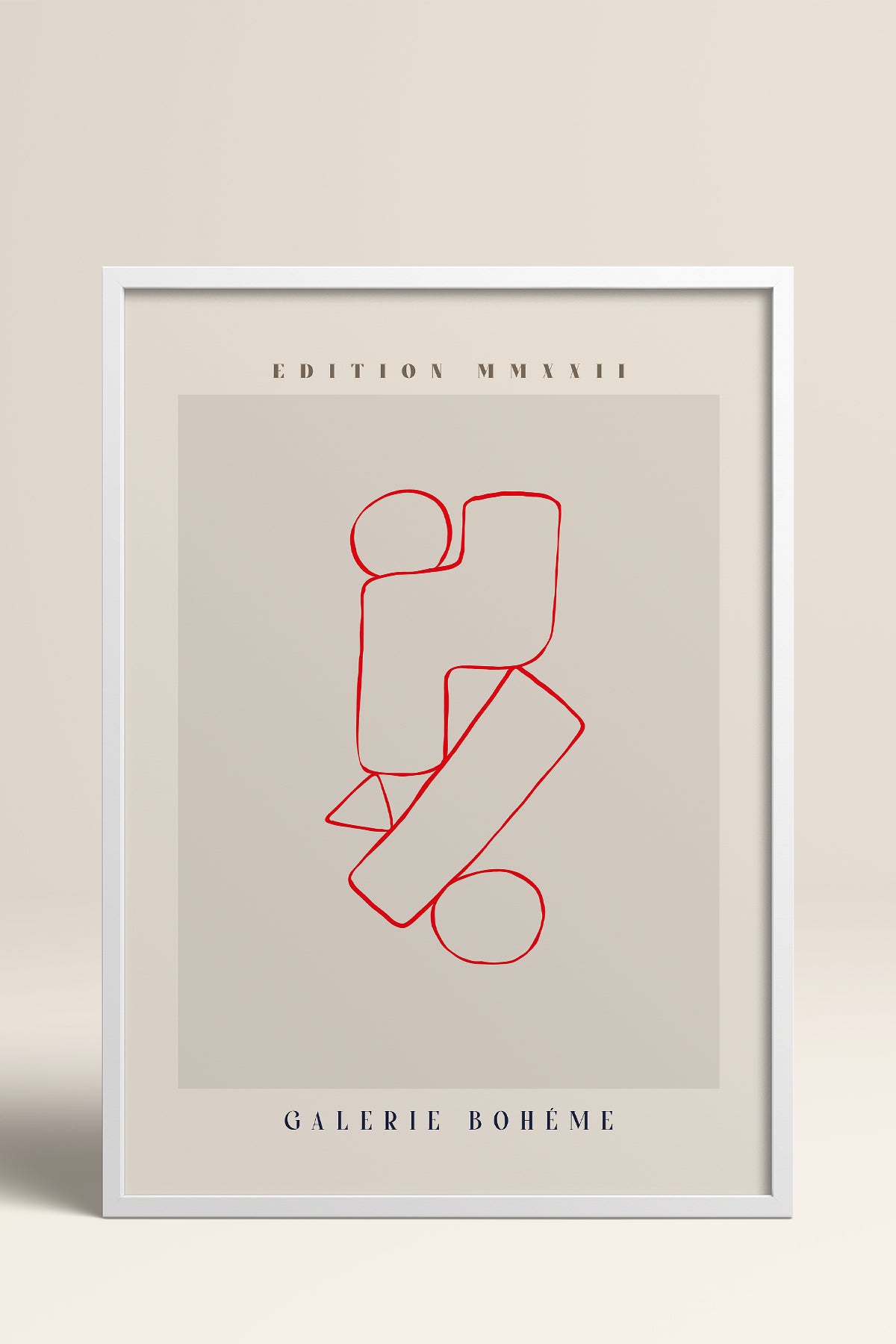 HOMEPACK Ahşap Çerçeveli Tablo Çerçeveli Poster Sanatsal Modern Duvar Dekoru ABSTRACT-149