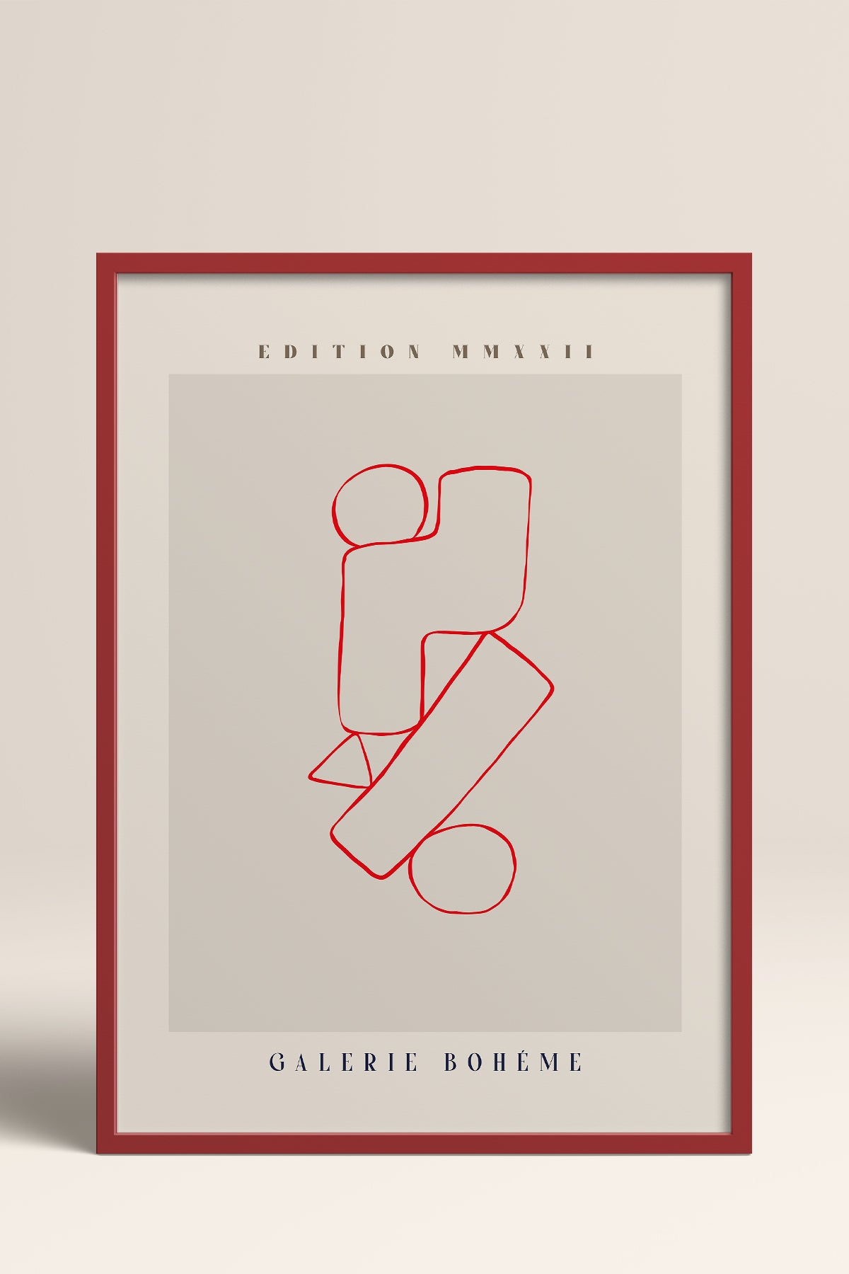 HOMEPACK Ahşap Çerçeveli Tablo Çerçeveli Poster Sanatsal Modern Duvar Dekoru ABSTRACT-149