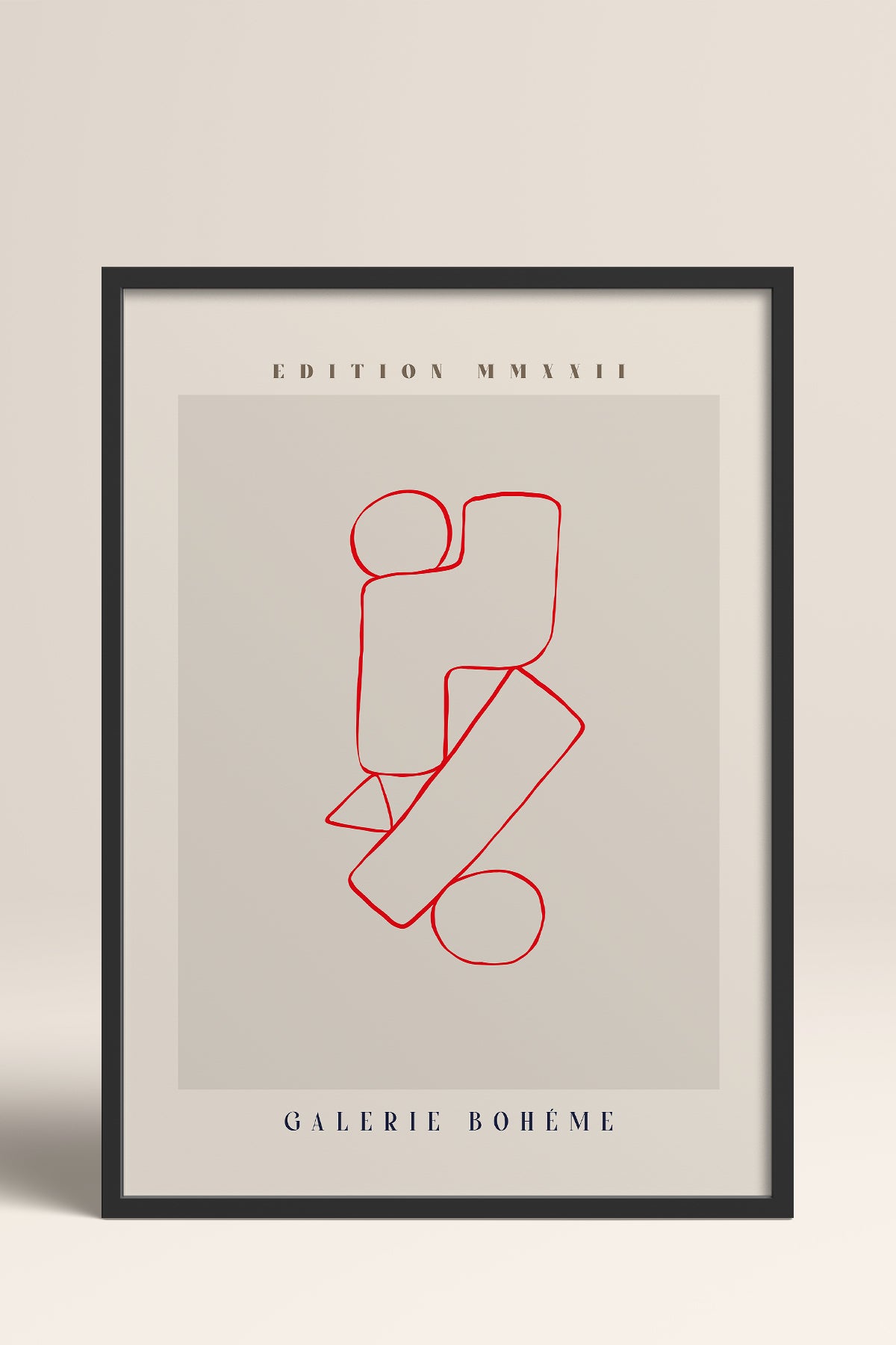 HOMEPACK Ahşap Çerçeveli Tablo Çerçeveli Poster Sanatsal Modern Duvar Dekoru ABSTRACT-149