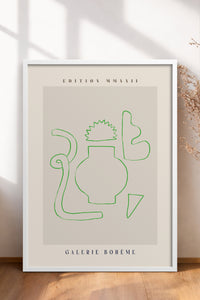 HOMEPACK Ahşap Çerçeveli Tablo Çerçeveli Poster Sanatsal Modern Duvar Dekoru ABSTRACT-150