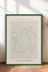 HOMEPACK Ahşap Çerçeveli Tablo Çerçeveli Poster Sanatsal Modern Duvar Dekoru ABSTRACT-150