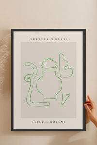 HOMEPACK Ahşap Çerçeveli Tablo Çerçeveli Poster Sanatsal Modern Duvar Dekoru ABSTRACT-150