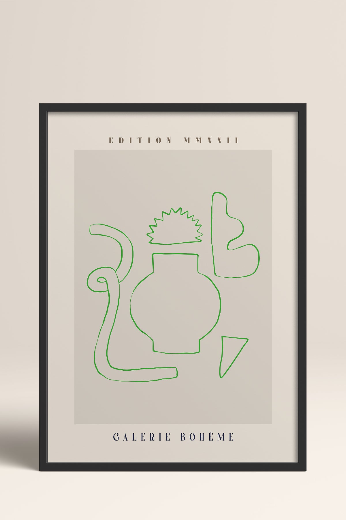 HOMEPACK Ahşap Çerçeveli Tablo Çerçeveli Poster Sanatsal Modern Duvar Dekoru ABSTRACT-150