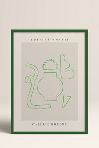 HOMEPACK Ahşap Çerçeveli Tablo Çerçeveli Poster Sanatsal Modern Duvar Dekoru ABSTRACT-150