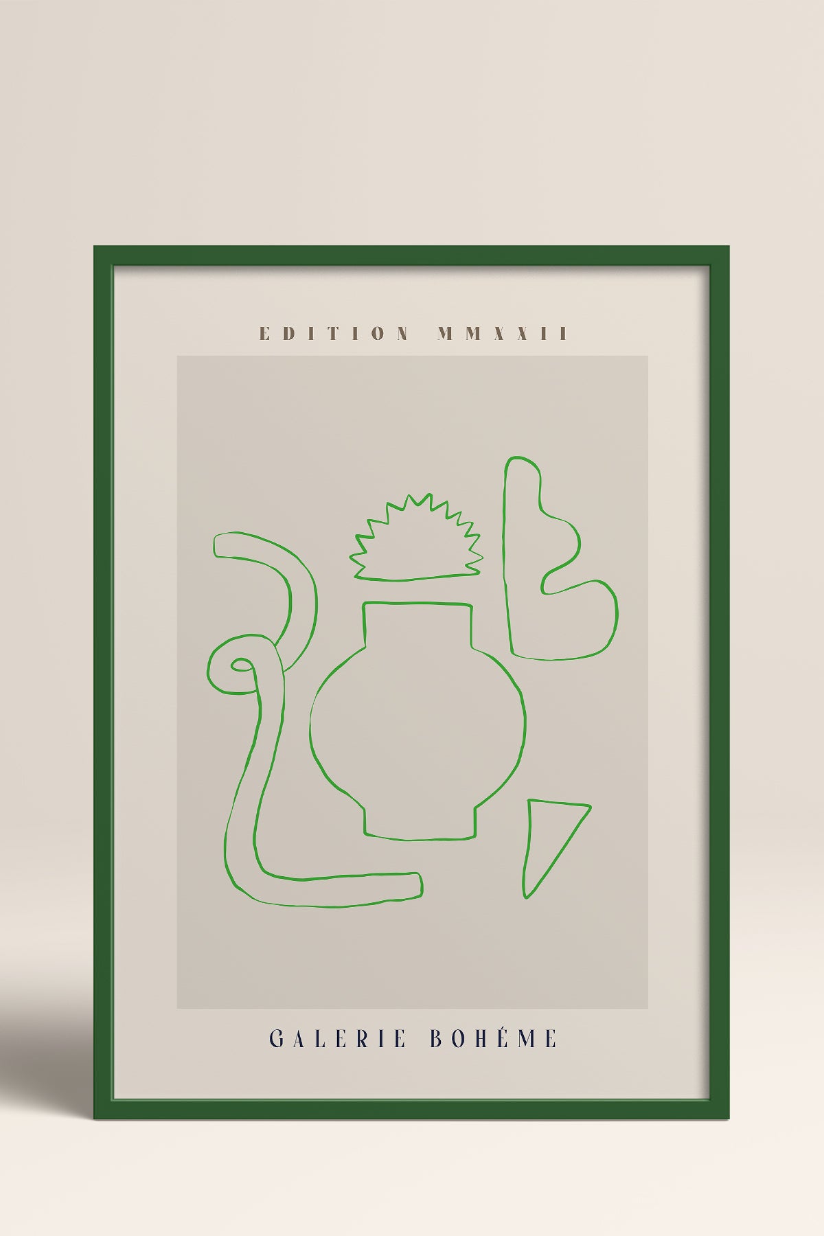 HOMEPACK Ahşap Çerçeveli Tablo Çerçeveli Poster Sanatsal Modern Duvar Dekoru ABSTRACT-150