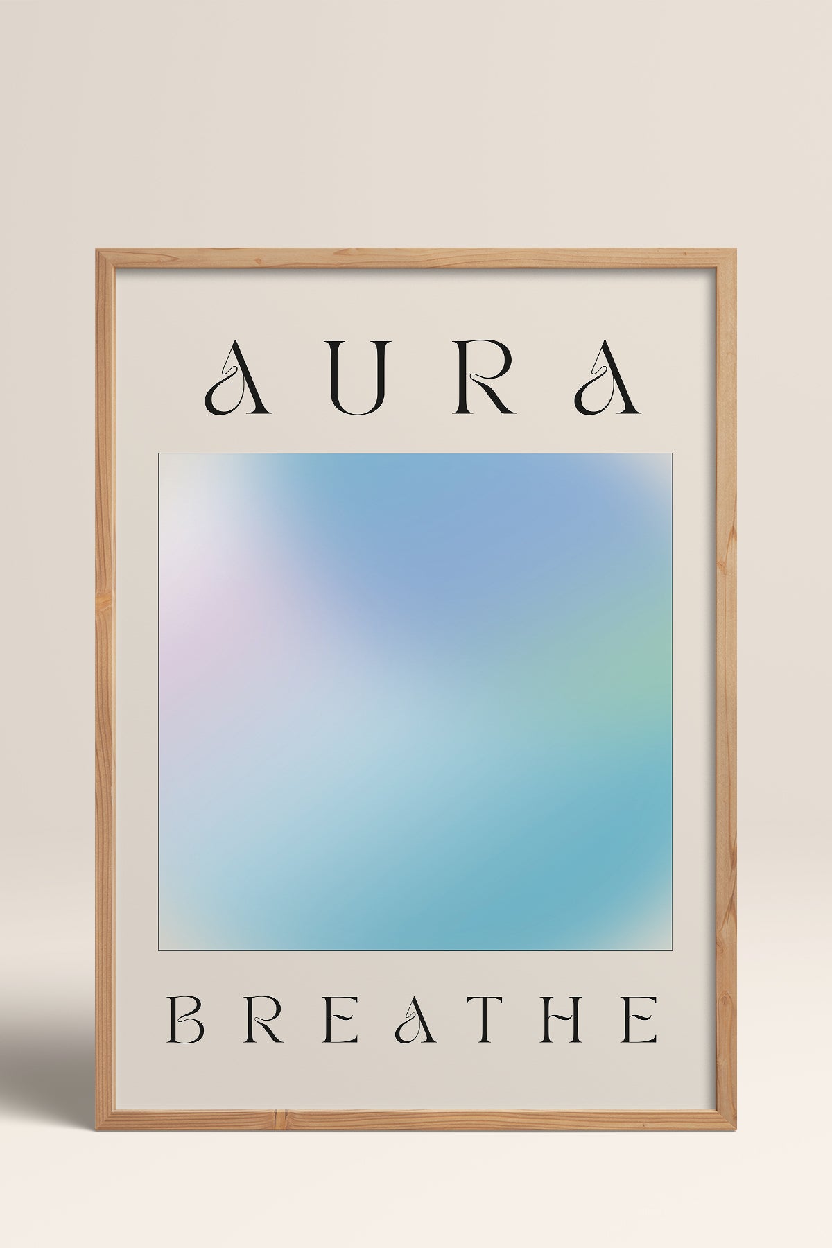 HOMEPACK Ahşap Çerçeveli Tablo Çerçeveli Poster Sanatsal Modern Duvar Dekoru ABSTRACT-151