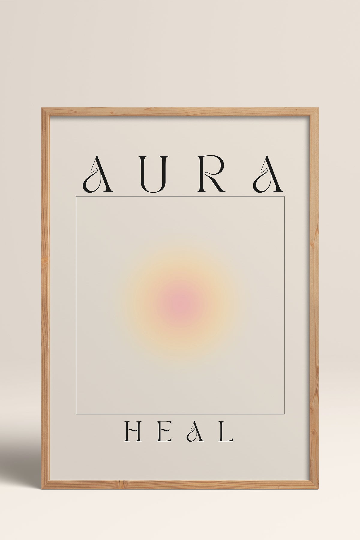 HOMEPACK Ahşap Çerçeveli Tablo Çerçeveli Poster Sanatsal Modern Duvar Dekoru ABSTRACT-156