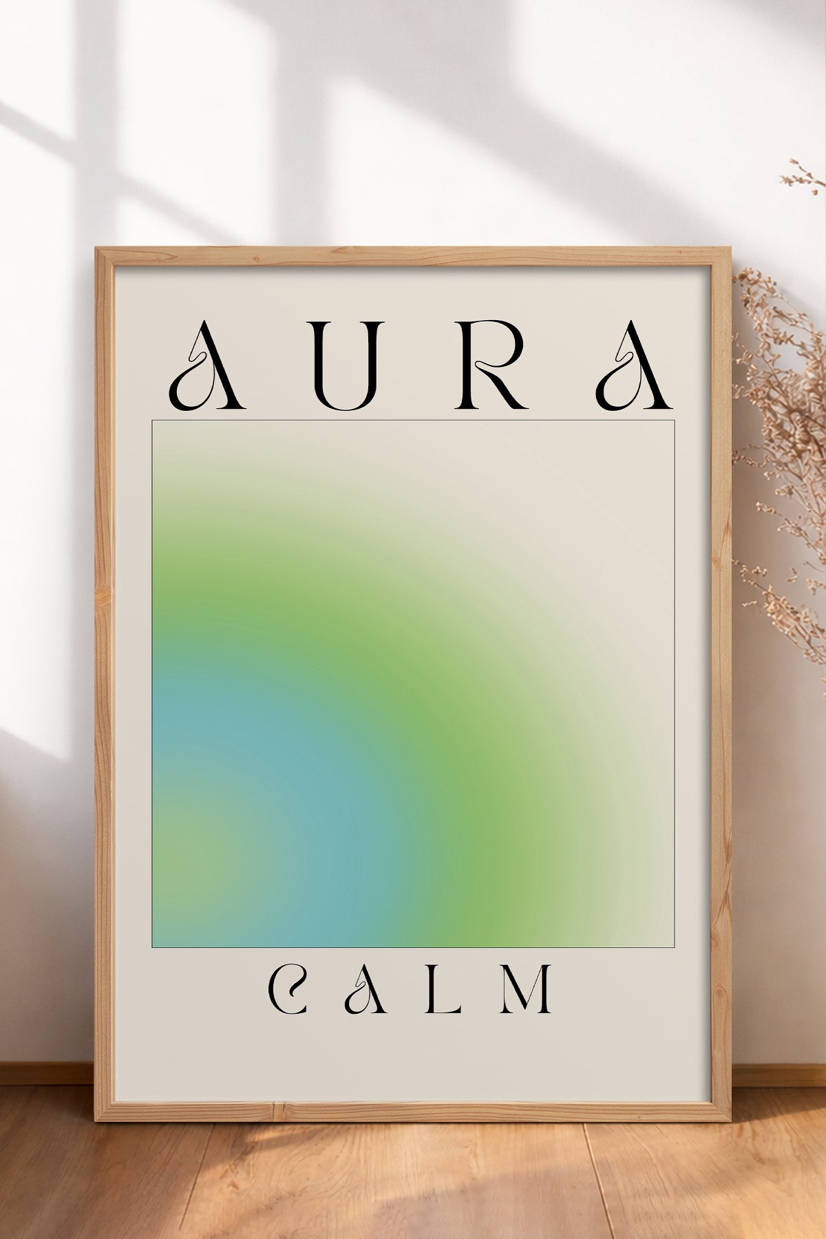 HOMEPACK Ahşap Çerçeveli Tablo Çerçeveli Poster Sanatsal Modern Duvar Dekoru ABSTRACT-157
