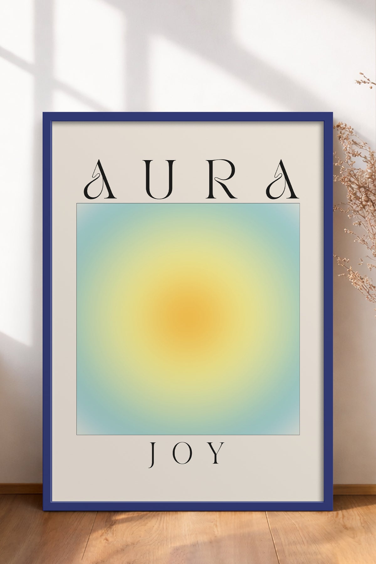 HOMEPACK Ahşap Çerçeveli Tablo Çerçeveli Poster Sanatsal Modern Duvar Dekoru ABSTRACT-158