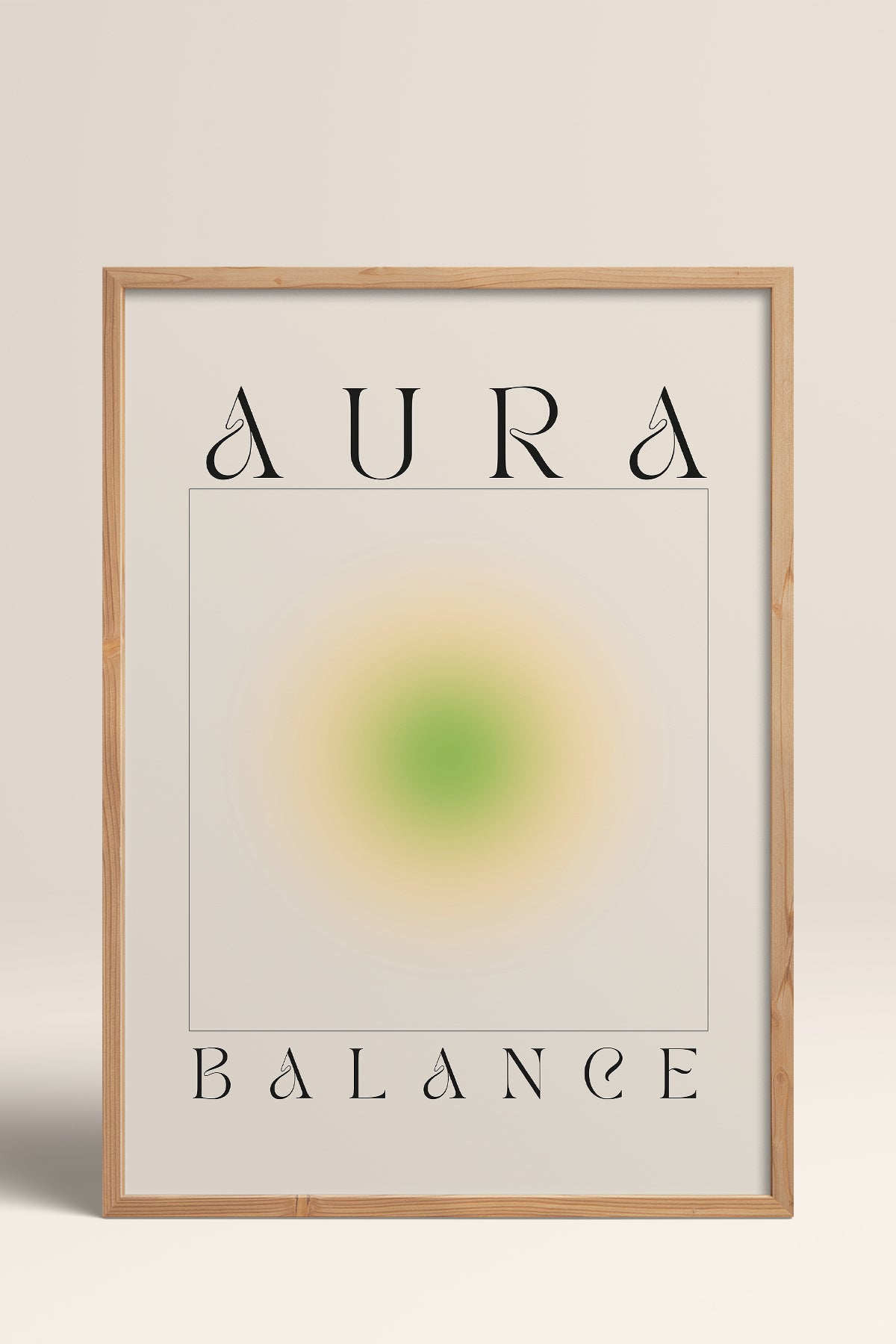 HOMEPACK Ahşap Çerçeveli Tablo Çerçeveli Poster Sanatsal Modern Duvar Dekoru ABSTRACT-159