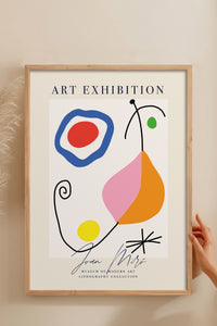 HOMEPACK Ahşap Çerçeveli Tablo Çerçeveli Poster Sanatsal Modern Duvar Dekoru ABSTRACT-16