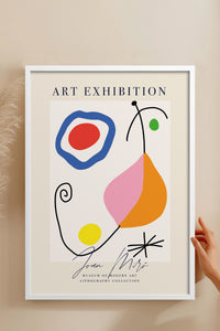 HOMEPACK Ahşap Çerçeveli Tablo Çerçeveli Poster Sanatsal Modern Duvar Dekoru ABSTRACT-16
