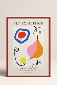 HOMEPACK Ahşap Çerçeveli Tablo Çerçeveli Poster Sanatsal Modern Duvar Dekoru ABSTRACT-16