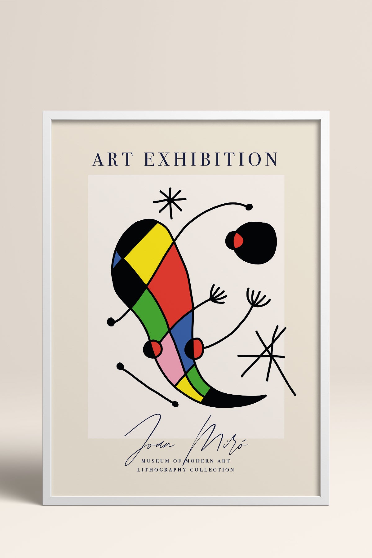 HOMEPACK Ahşap Çerçeveli Tablo Çerçeveli Poster Sanatsal Modern Duvar Dekoru ABSTRACT-19